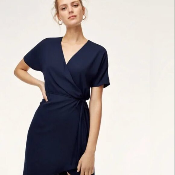 Babaton Wallace Dress Navy - Picture 1 of 3